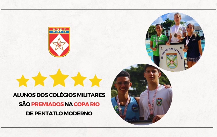 Alunos do Sistema Colégio Militar do Brasil se destacam na Copa Rio de Pentatlo Moderno 2024